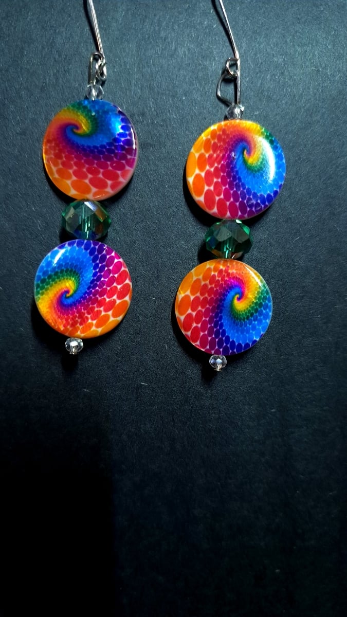 Earrings: Hippie II by Perry Art Productions "Finding The Beauty" 
