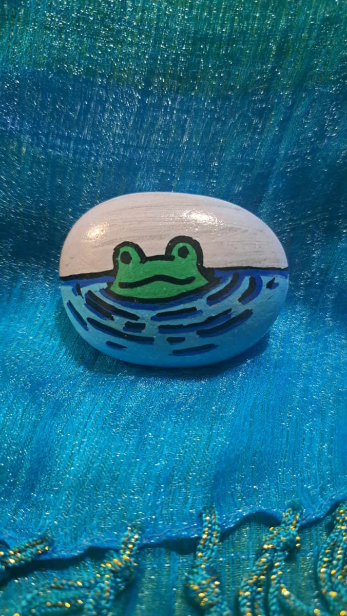 Frog In The Water by Perry Art Productions "Finding The Beauty"              50% off entire site! 