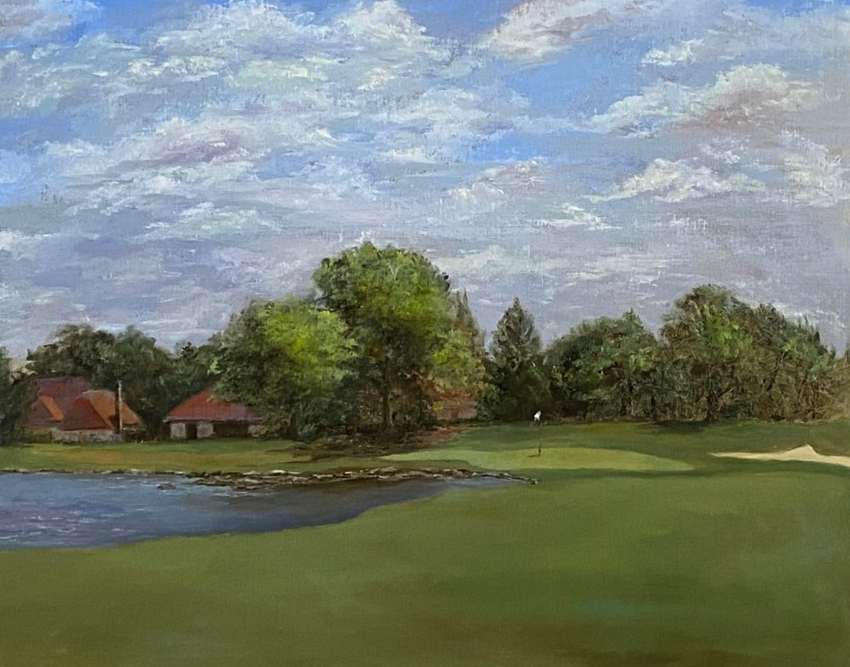 Hole No.18 Country Club Muirfield Village by Aida Garrity 