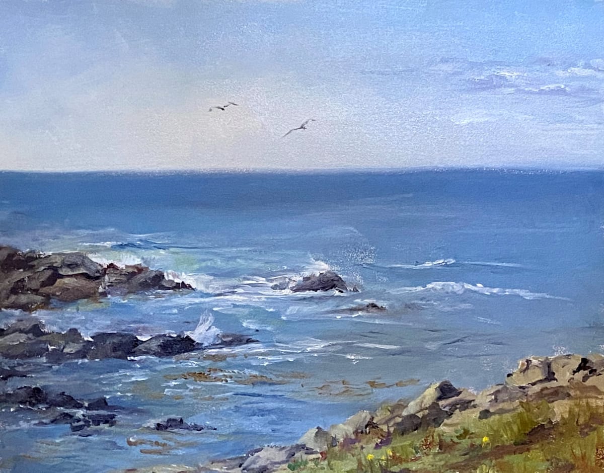 Lobster Cove Monhegan Island II by Aida Garrity 