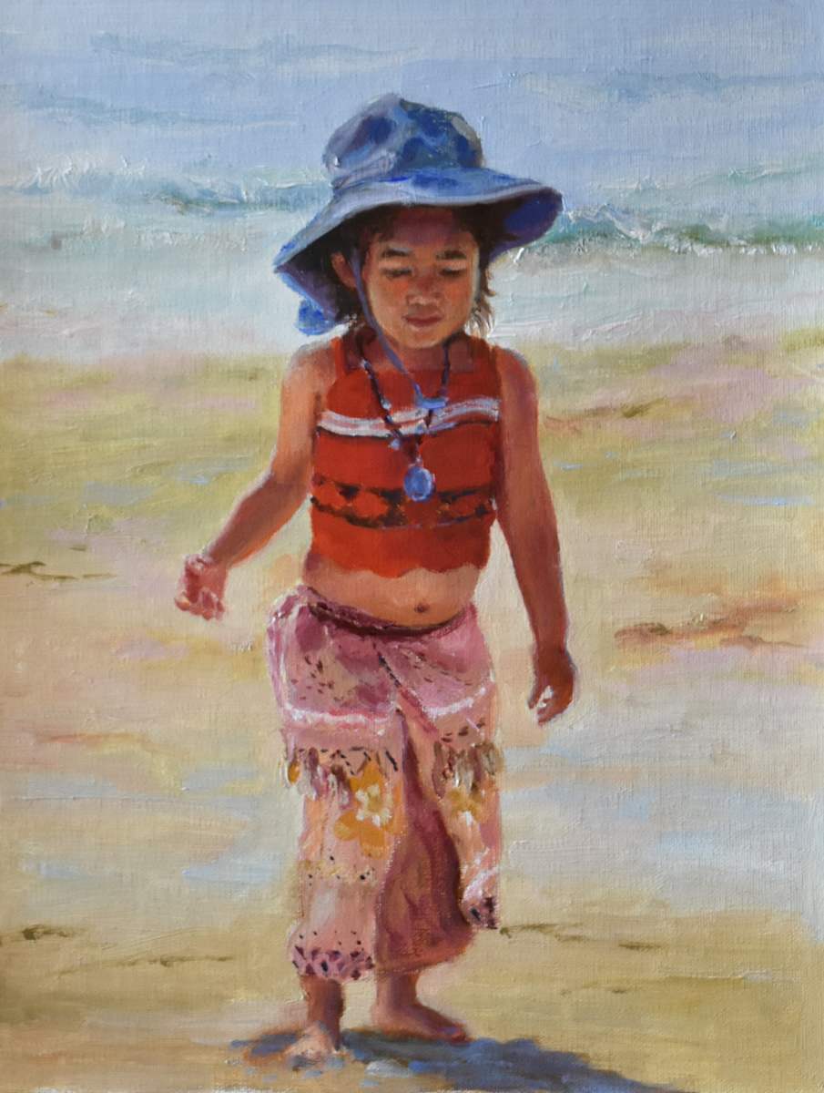 Olivia At The Beach by Aida Garrity, Image 1.