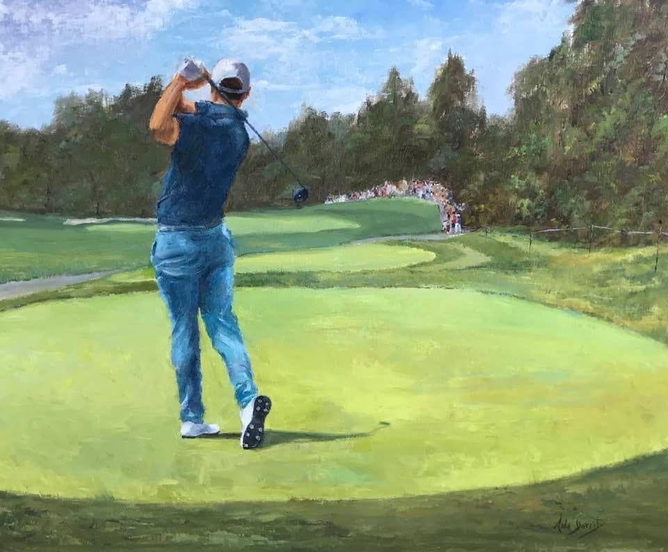 Tee Off at The Memorial Tournament II by Aida Garrity 
