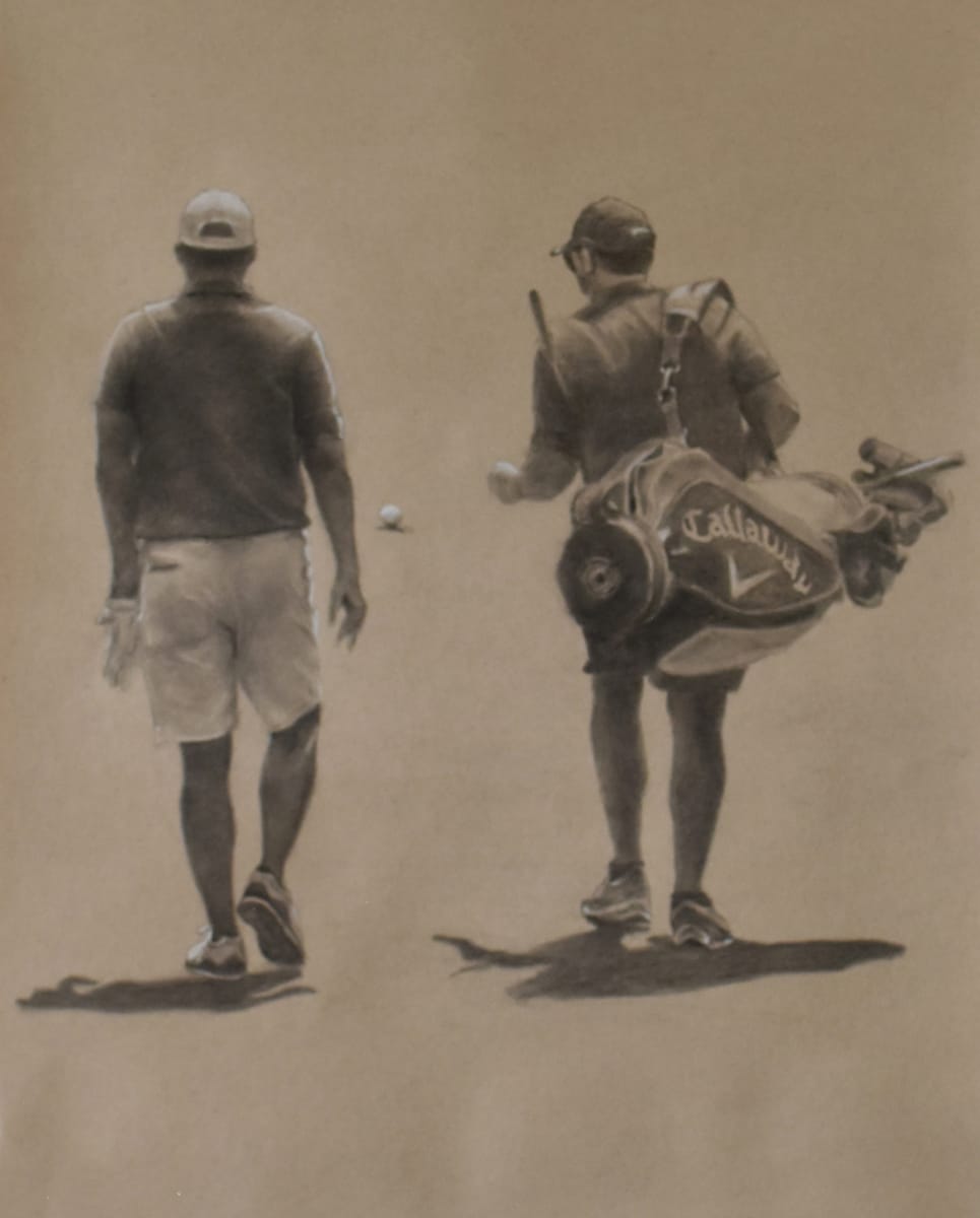 The Pro and His Caddie by Aida Garrity 