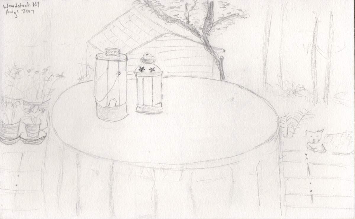 Woodstock backyard by Jennifer Bantz 