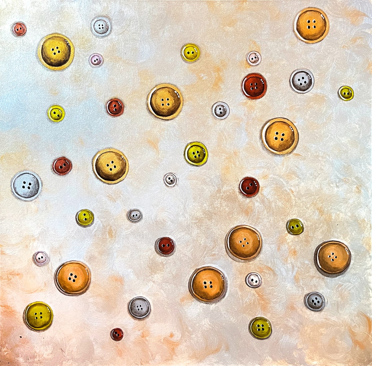 All My Buttons by Jessi Fraser  Image: Symbolic abstract of sanity