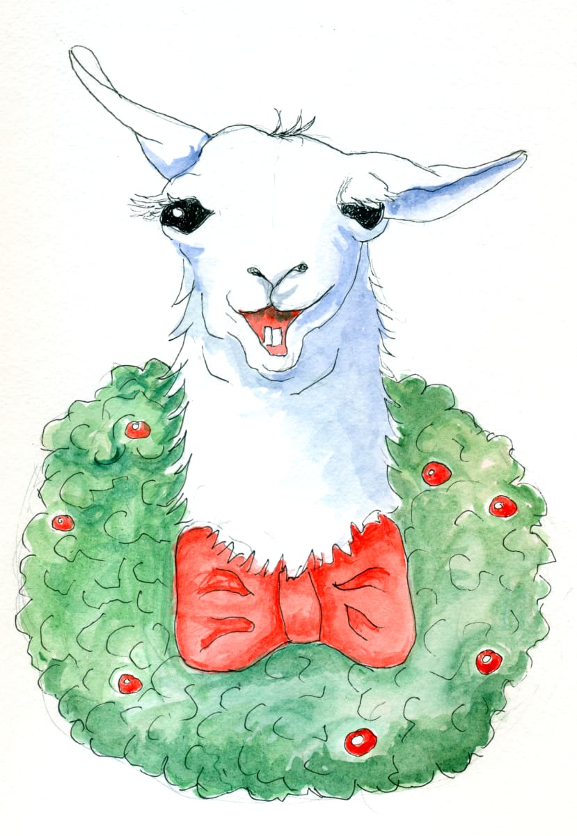 Fa Lla Lla Lla Lla by Marcia Blanco  Image: Front of Card