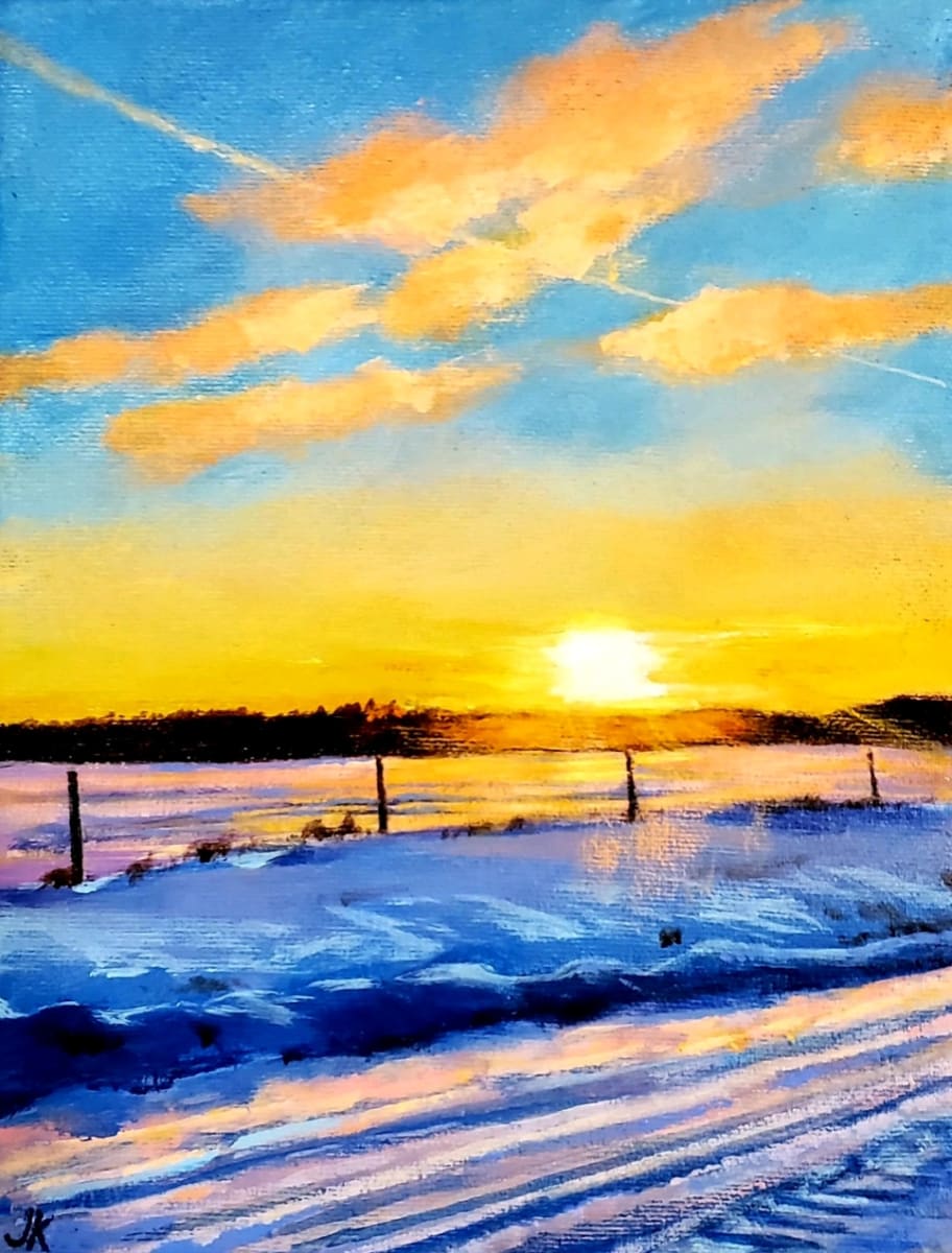 Sunrise and Jet Lines by Jessica Kunnas, Image 3.
