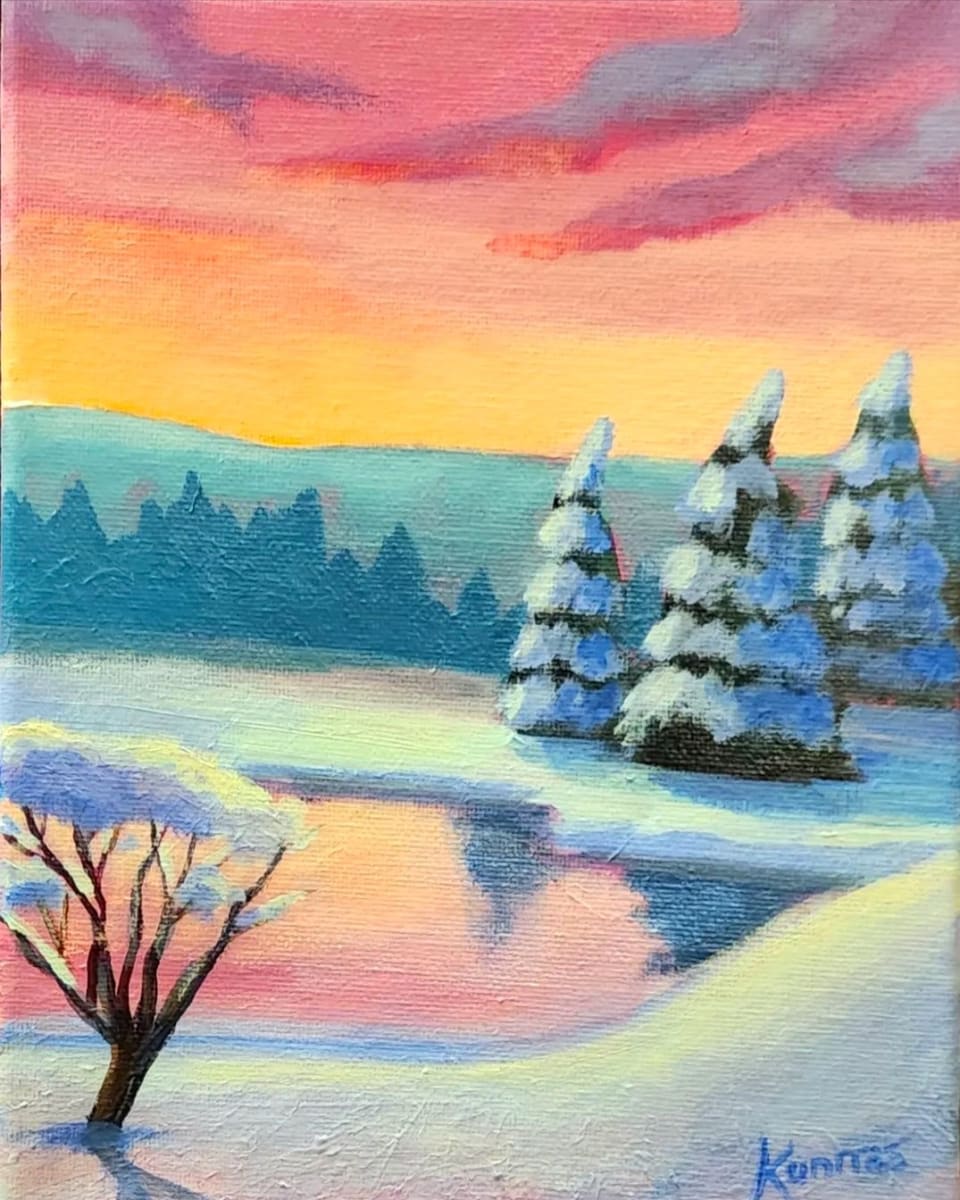 Little Winter Scene by Jessica Kunnas, Image 1.