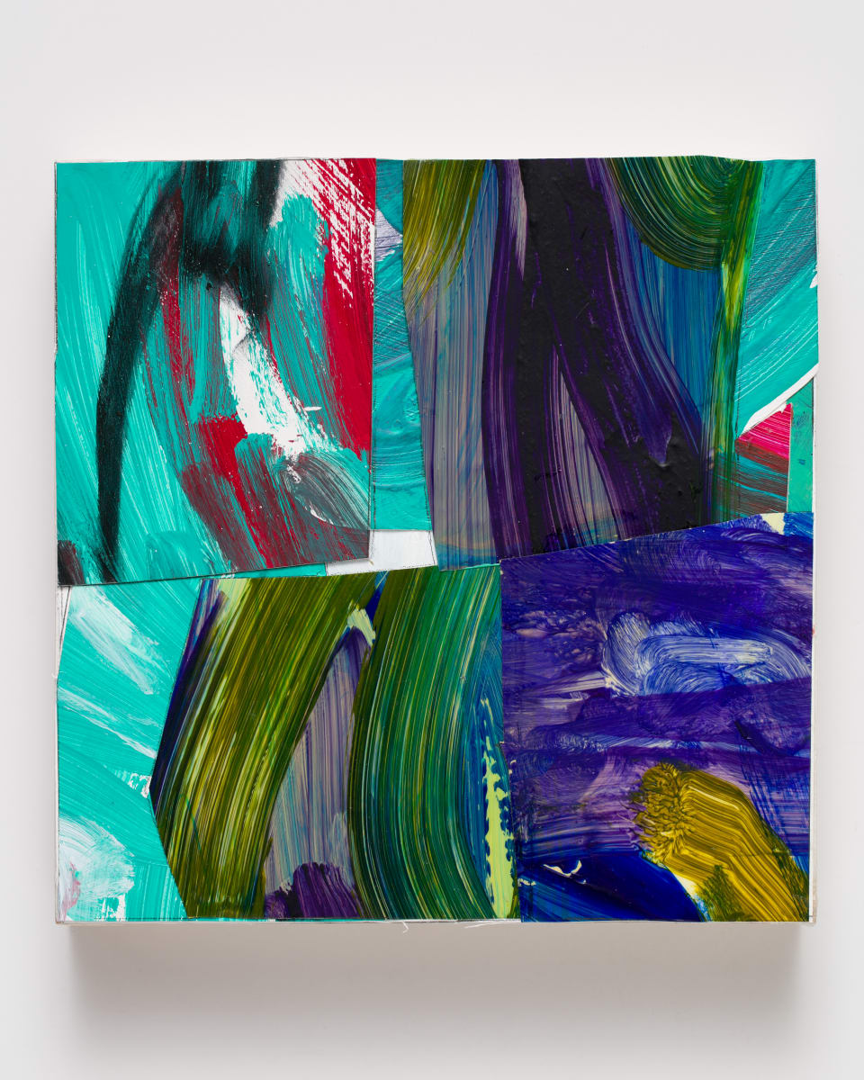 Quadrants with Sea Foam Green by Elizabeth Stanbro 