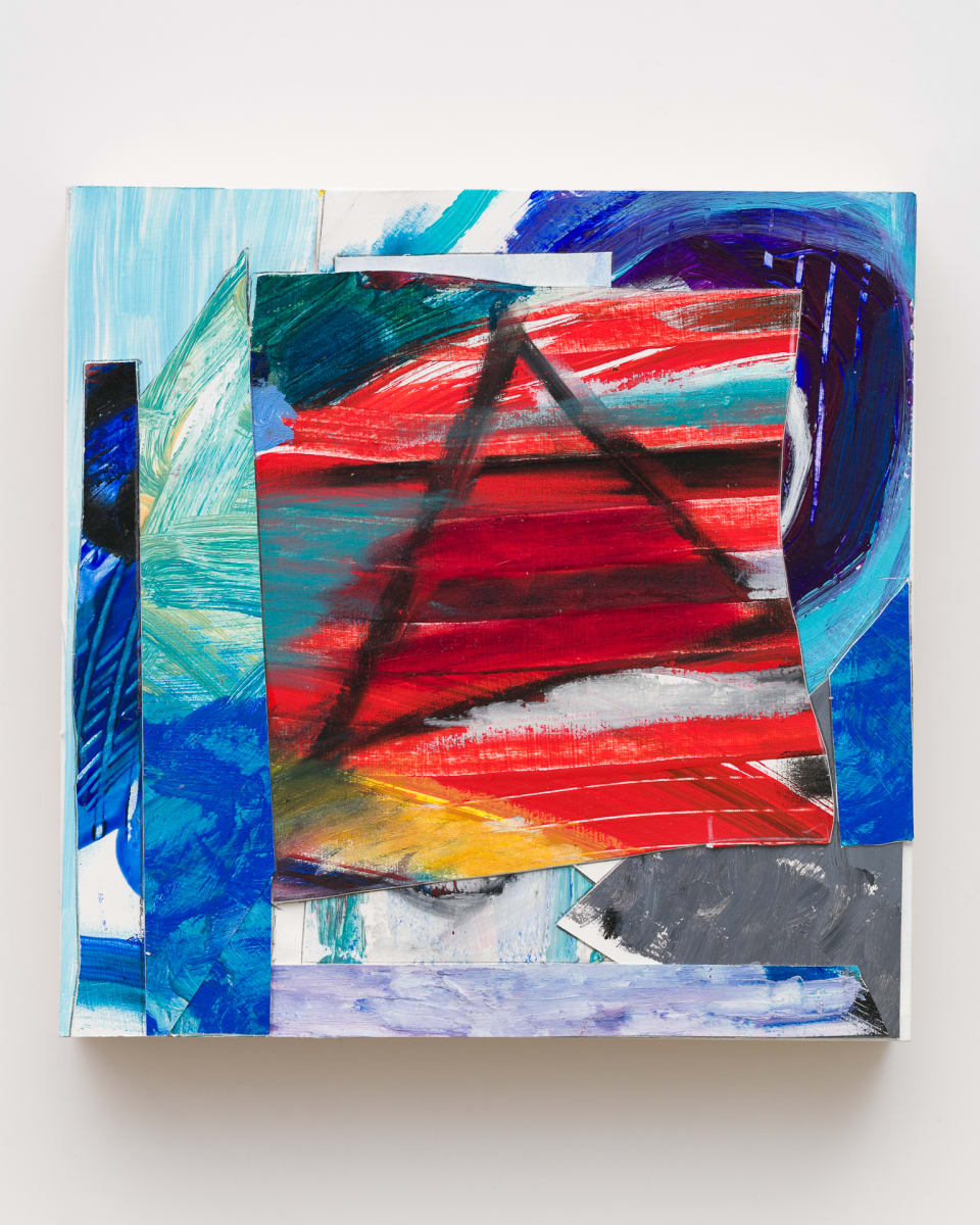 Striped Red Triangle by Elizabeth Stanbro, Image 1.