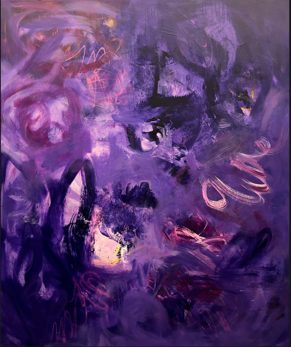 Lilac Supernova by Shane Martin  Image: Acrylic / Oil / Spray / Pencil 