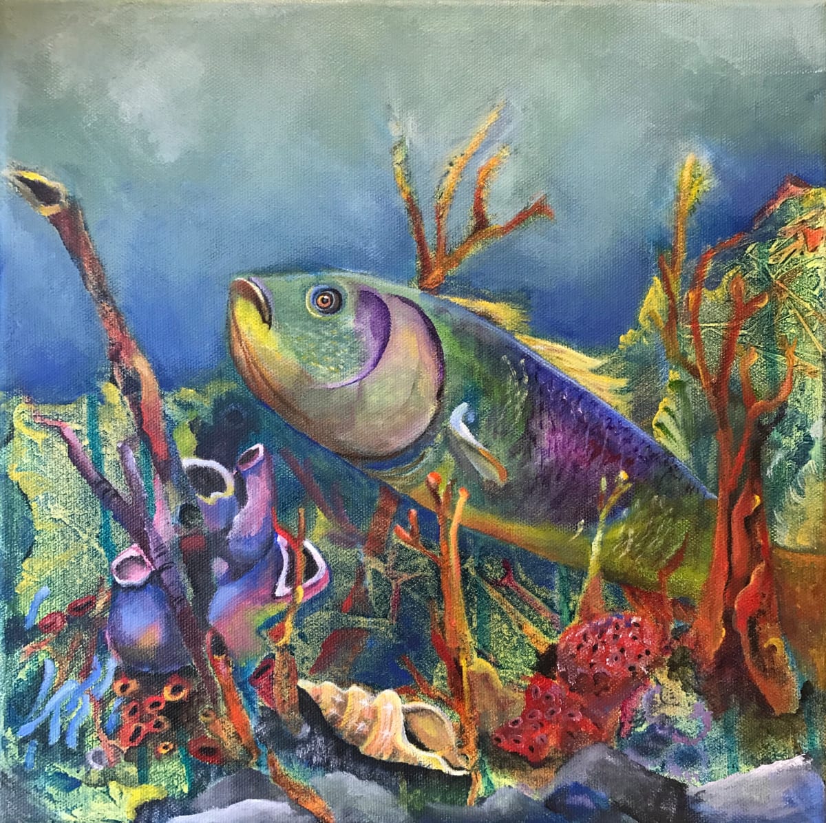 FISH IN CORAL by Susan Tousley 