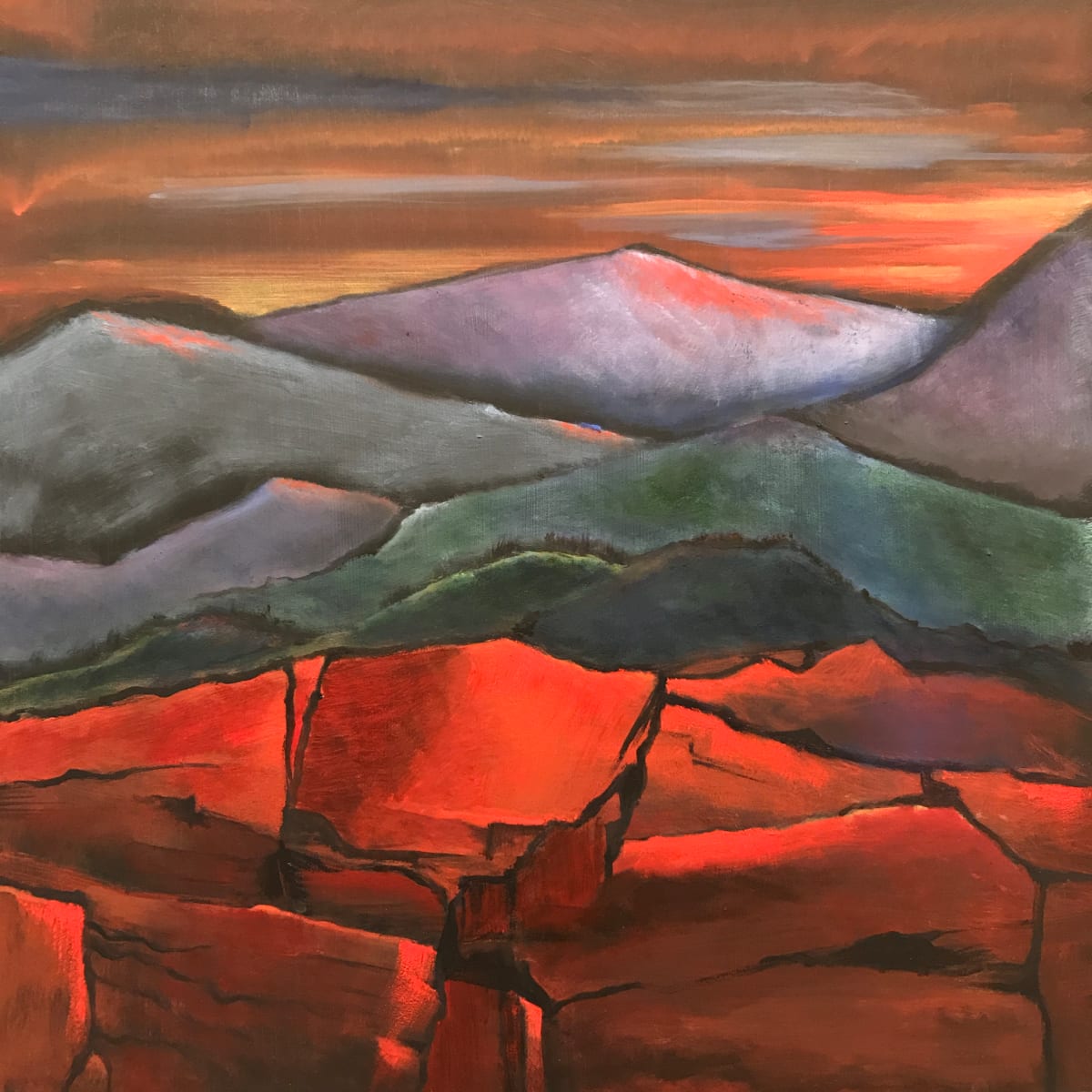 Evening Hike by Susan Tousley 