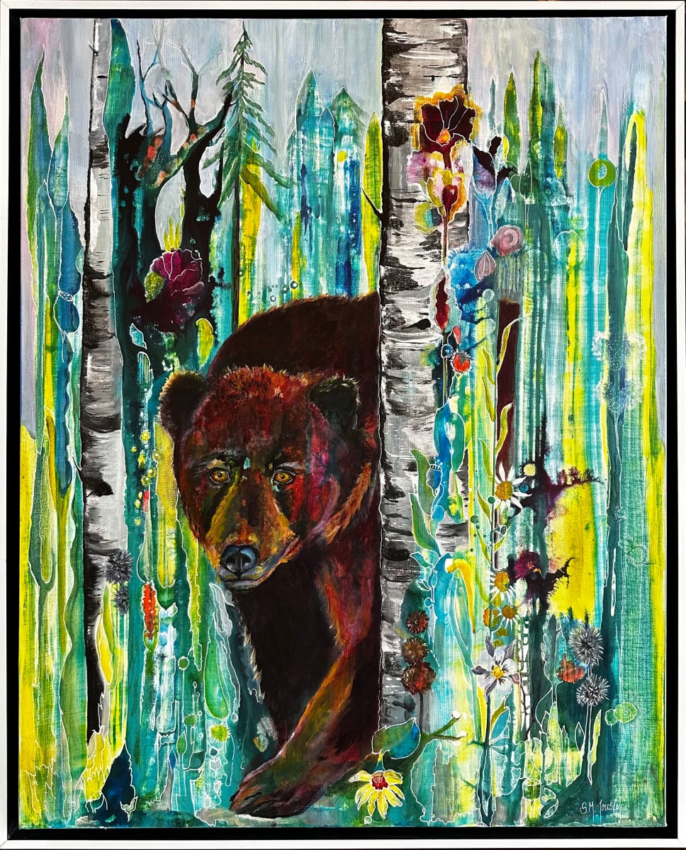 Bear in the Aspens by Susan Tousley 