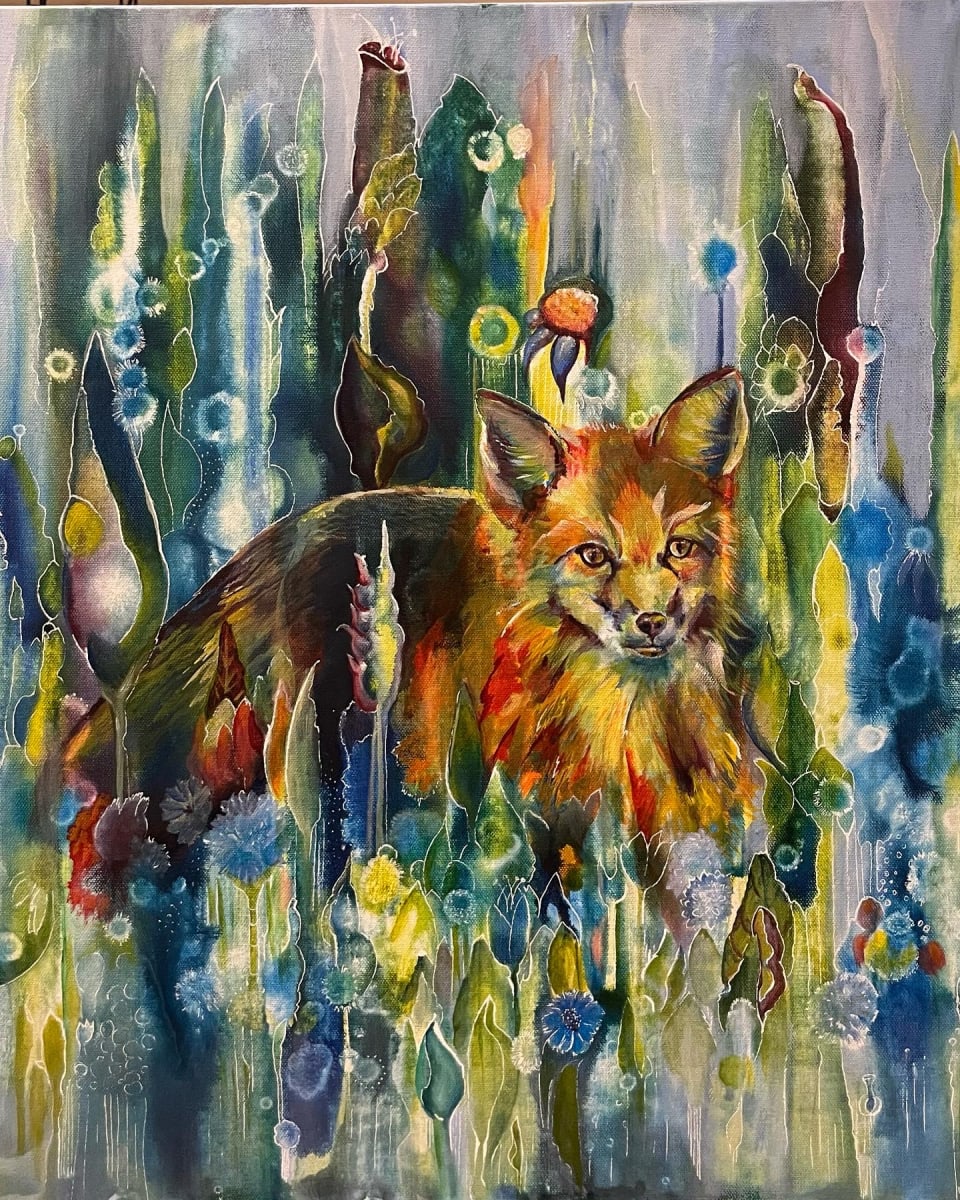Wildflower Fox by Susan Tousley, Image 1.