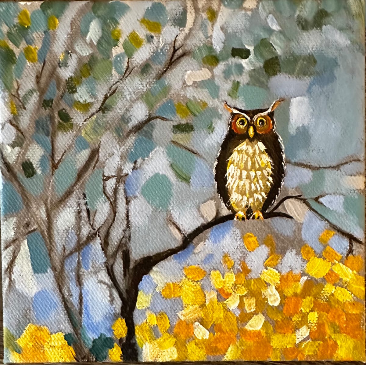 Owl in the Tree by Susan Tousley 