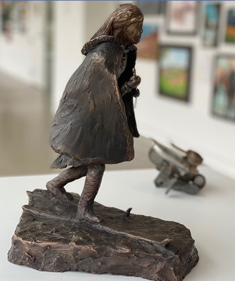 Inga of Varteig by John Hallett  Image: Inga, mother of Prince Haakon skied 50 km with her son and two Birkebeiner warriors to escape the Baglers during the Norwegian civil war. 