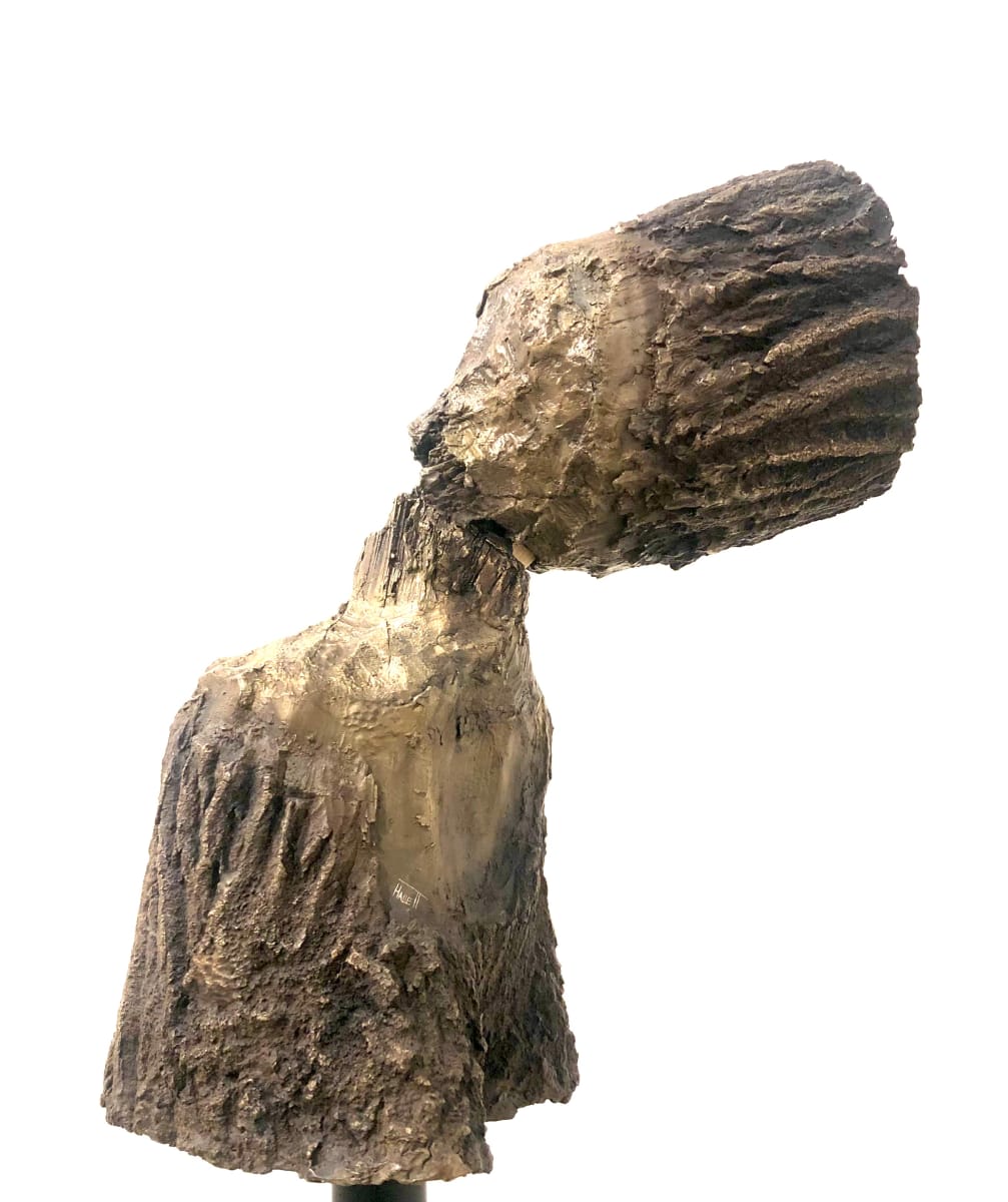 Perspective 3 - Beaver Tree by John Hallett  Image: 67" tall with pedastel