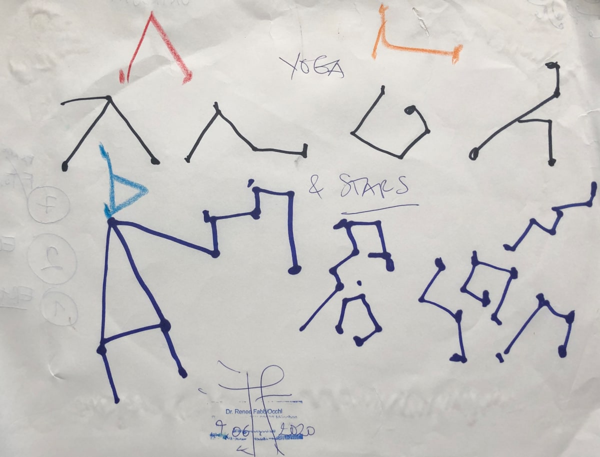 Schizzo Yoga by Renee Fabbiocchi, Image 1.