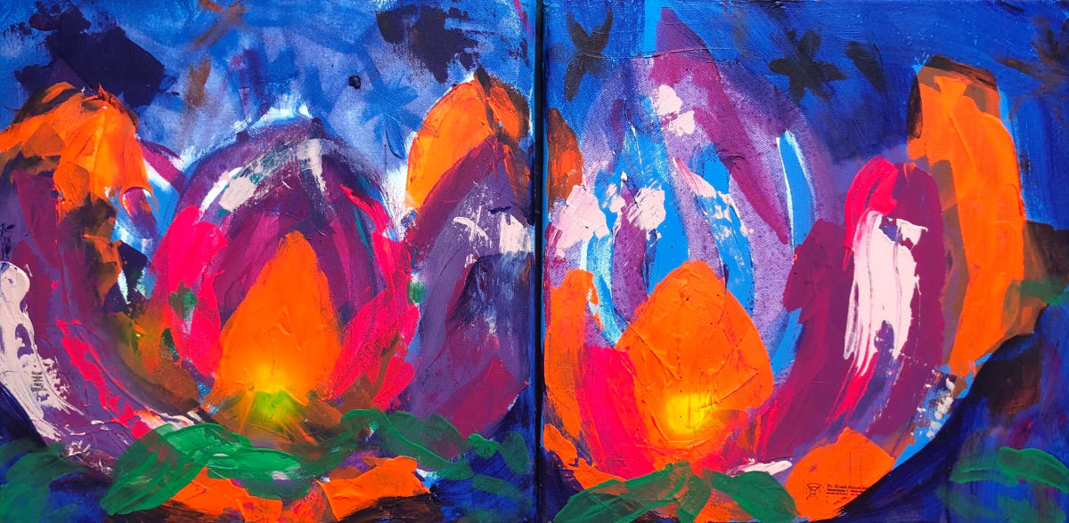 Buddha Flowers by Renee Fabbiocchi, Image 1.