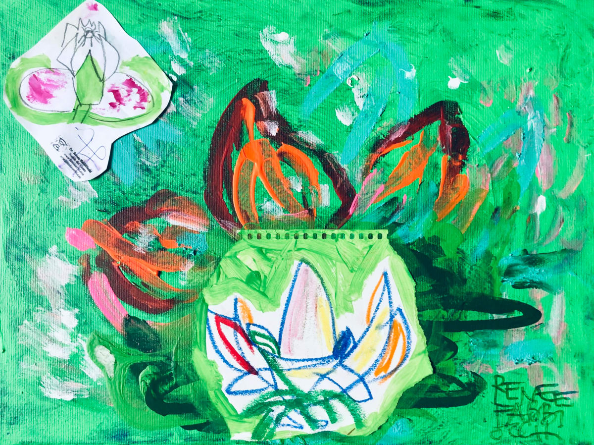 Lotus nel Verde by Renee Fabbiocchi, Image 1.