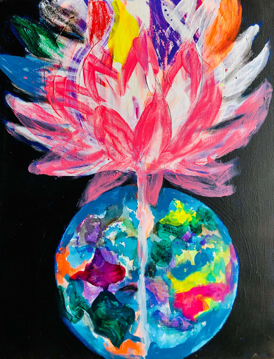 Lotus:  Preghiera per la Terra by Renee Fabbiocchi, Image 2.