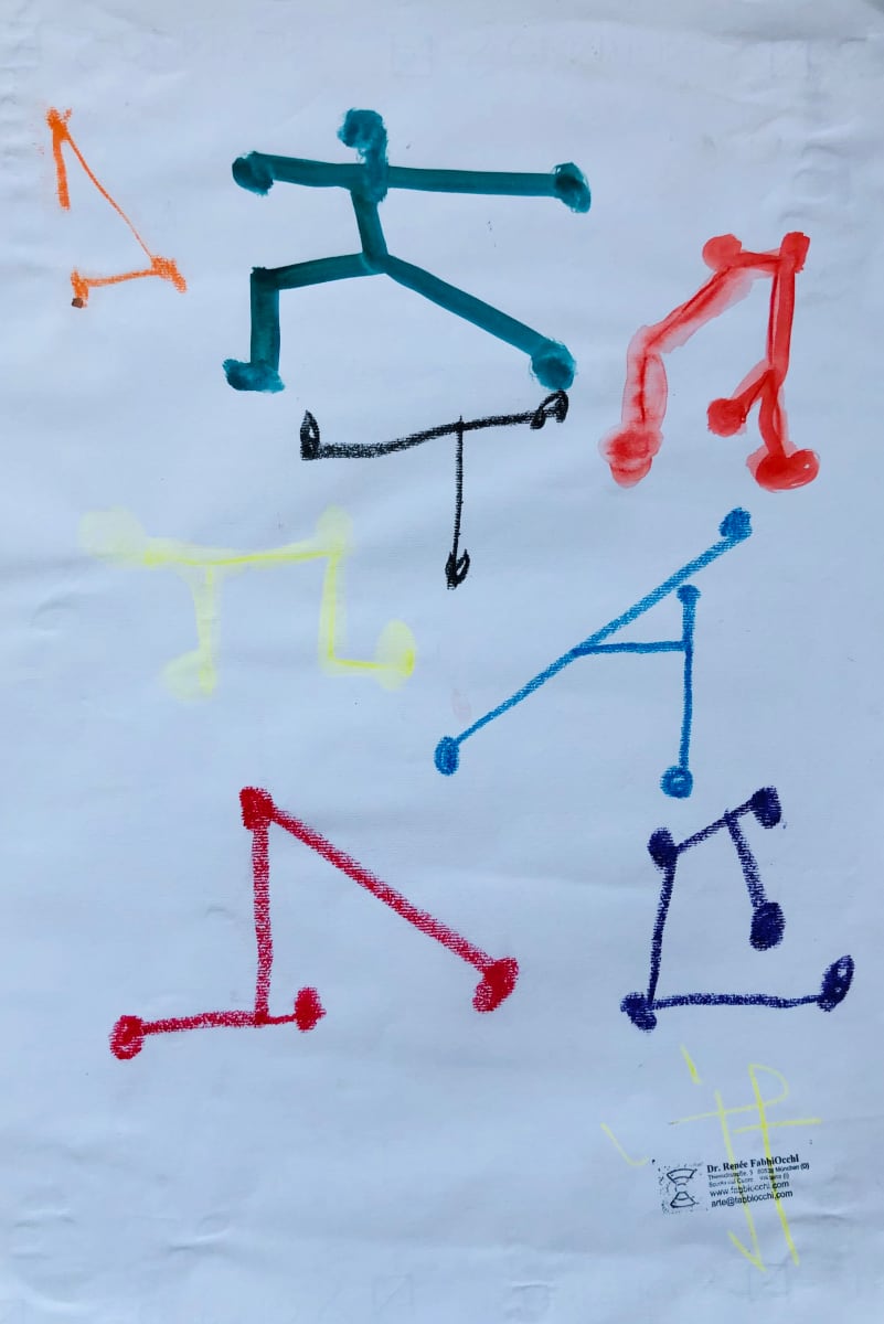 Schizzi sull'Origine dello Yoga (3) by Renee Fabbiocchi, Image 1.