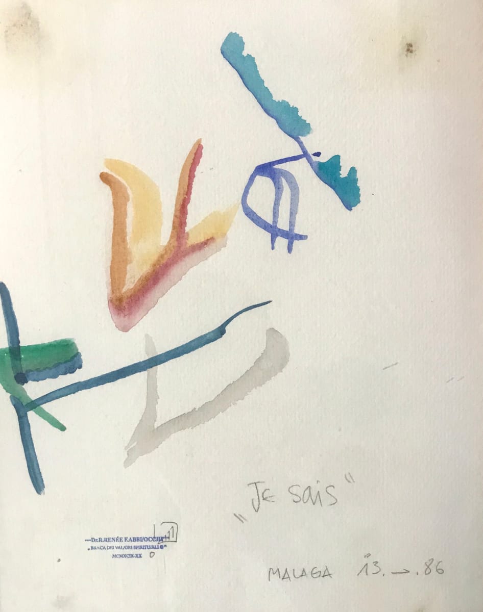 "JE SAIS" by Renee Fabbiocchi, Image 1.