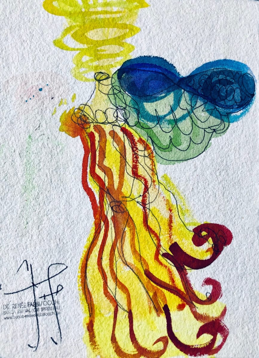 Angelo con occhi.ALI by Renee Fabbiocchi 