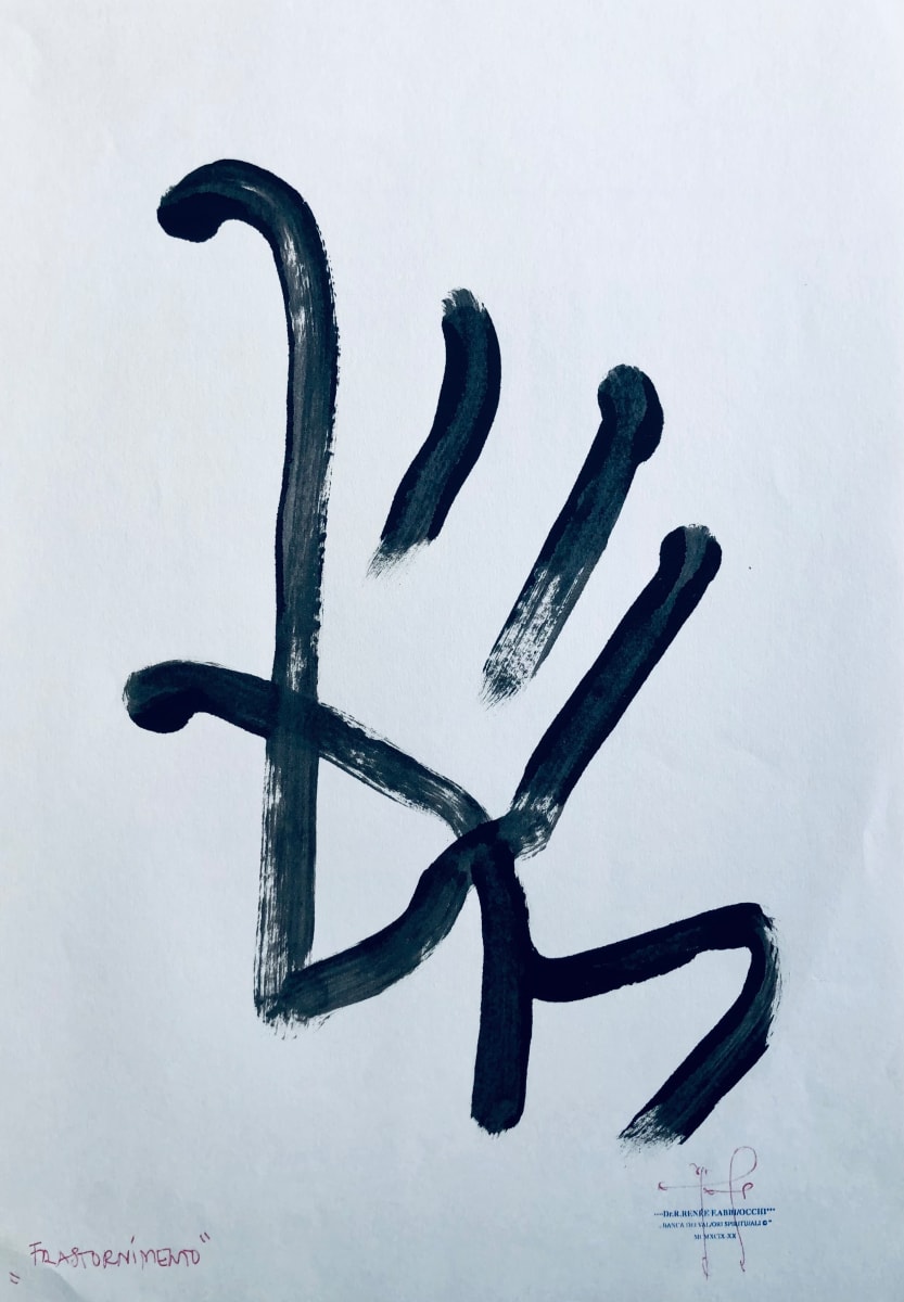 Calligrafia "Frastornata" by Renee Fabbiocchi, Image 1.