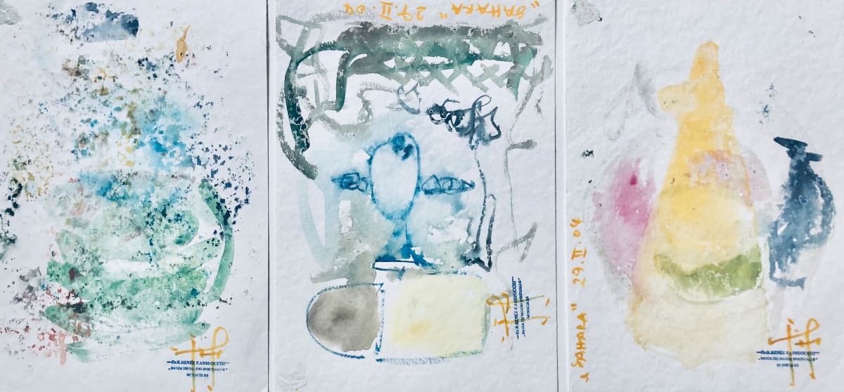 Trittico Sahara by Renee Fabbiocchi 