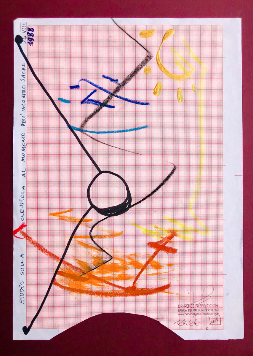 Clessidra su carta millimetrata by Renee Fabbiocchi, Image 1.