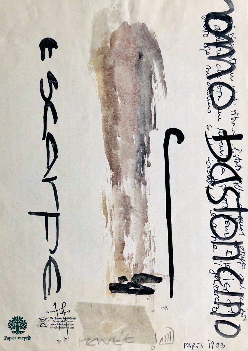 Homo Bastoncino e Scarpe by Renee Fabbiocchi, Image 1.