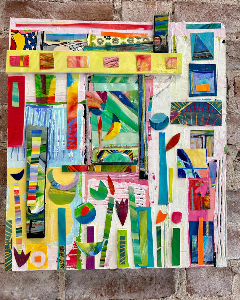 Green Collage  Garden by jo smith, Image 2.