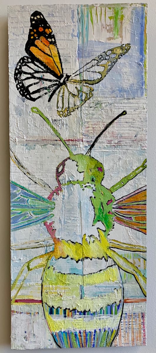 Monarch and Bee, Image 2.