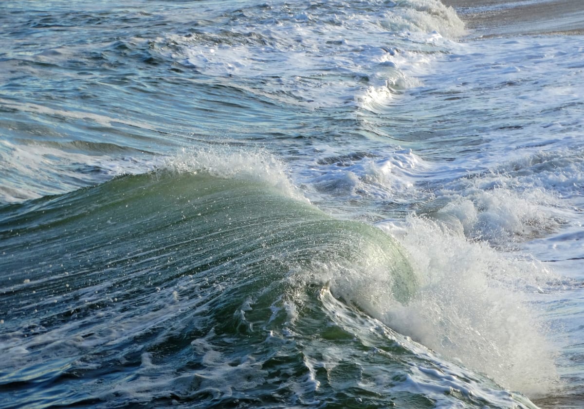 Green-Blue Wave by Mary O'Malley-Joyce 