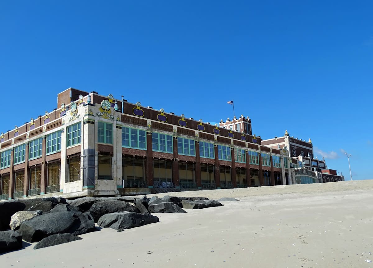Convention Center Facing North from Beach by Mary O'Malley-Joyce 