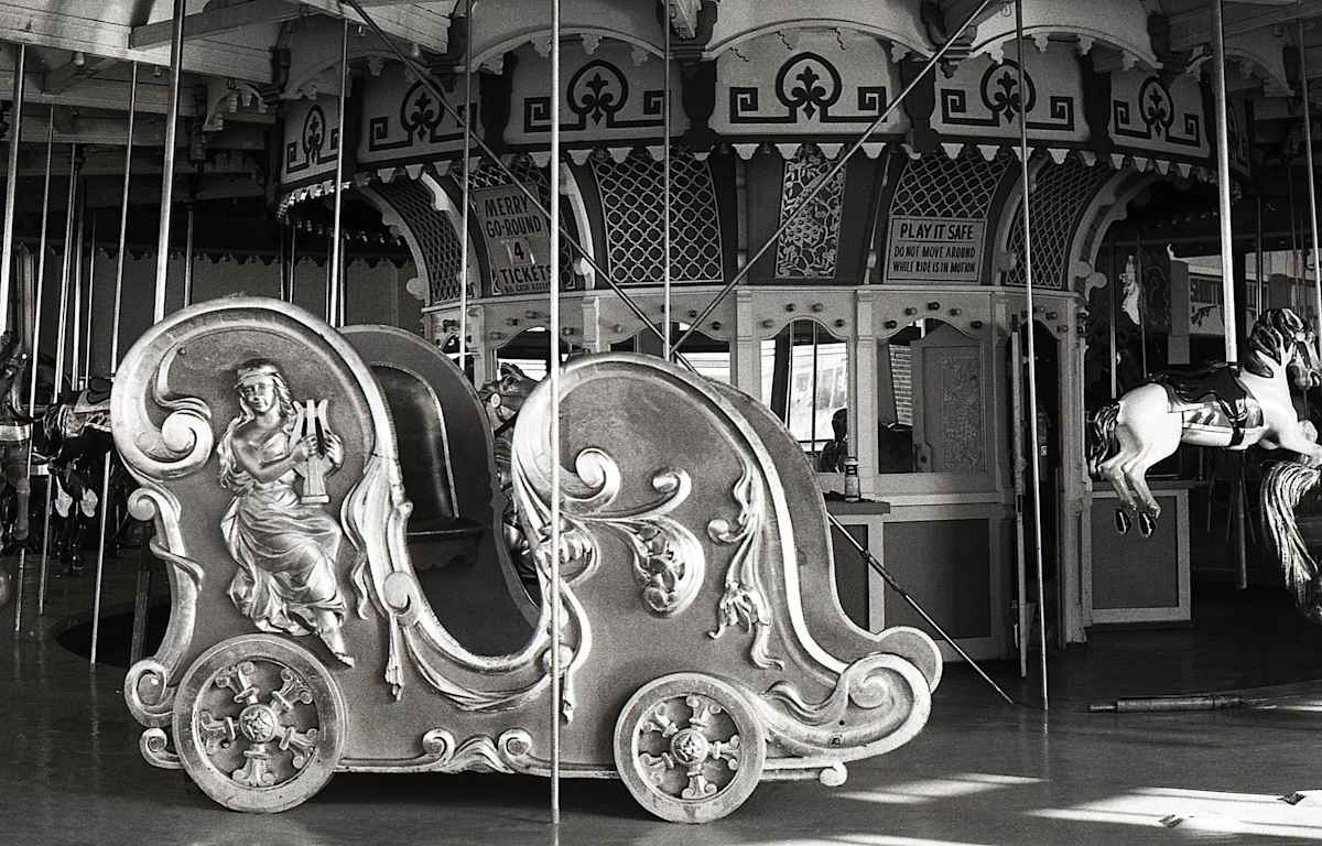 Carousel Chariot circa 1985 by Mary O'Malley-Joyce, Image 1.