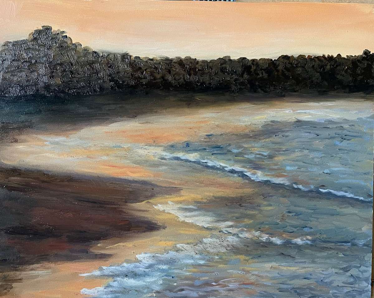 Golden Sandy Hook Sunset by Mary O'Malley-Joyce 