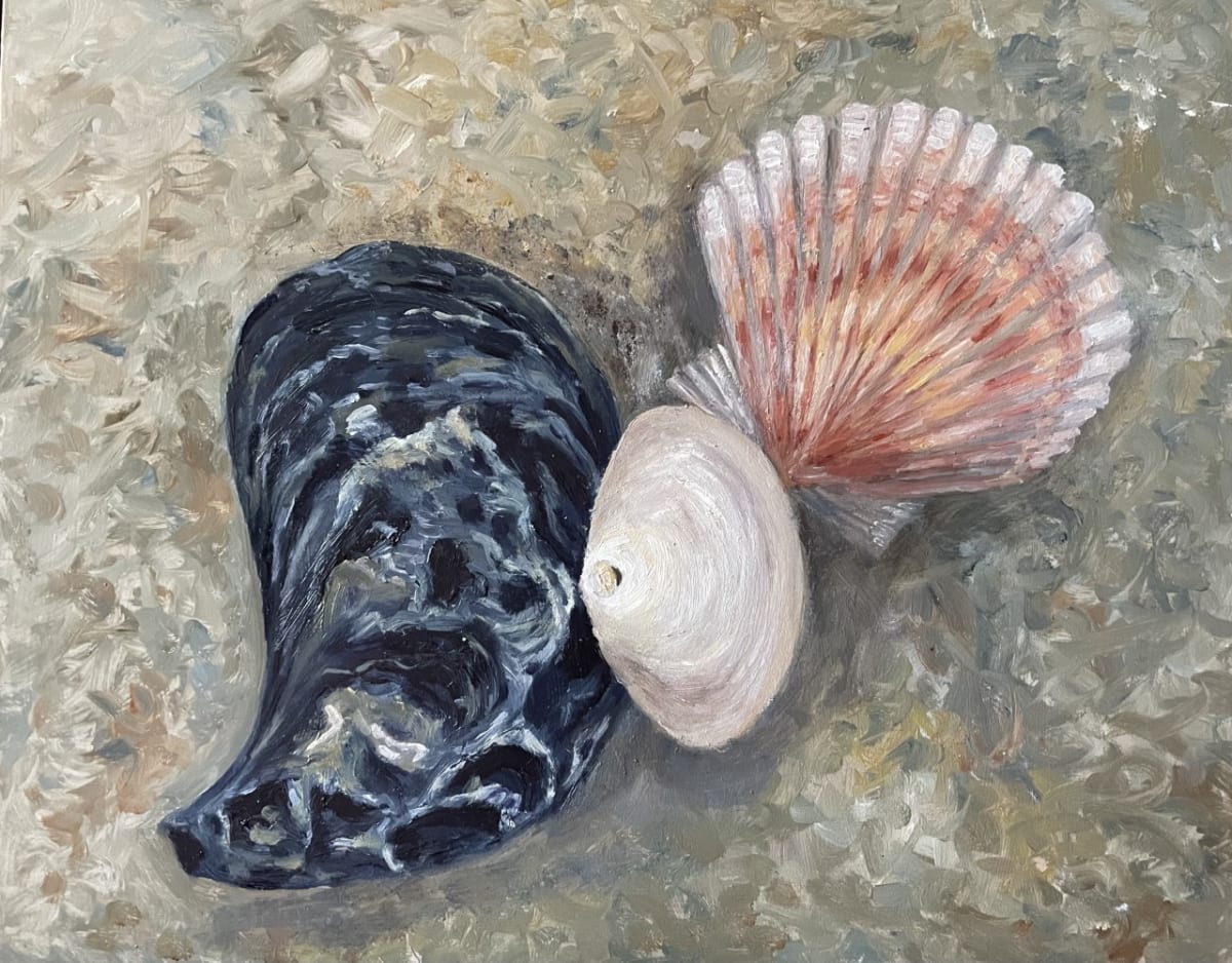 Oyster, Scallop and Clam by Mary O'Malley-Joyce 