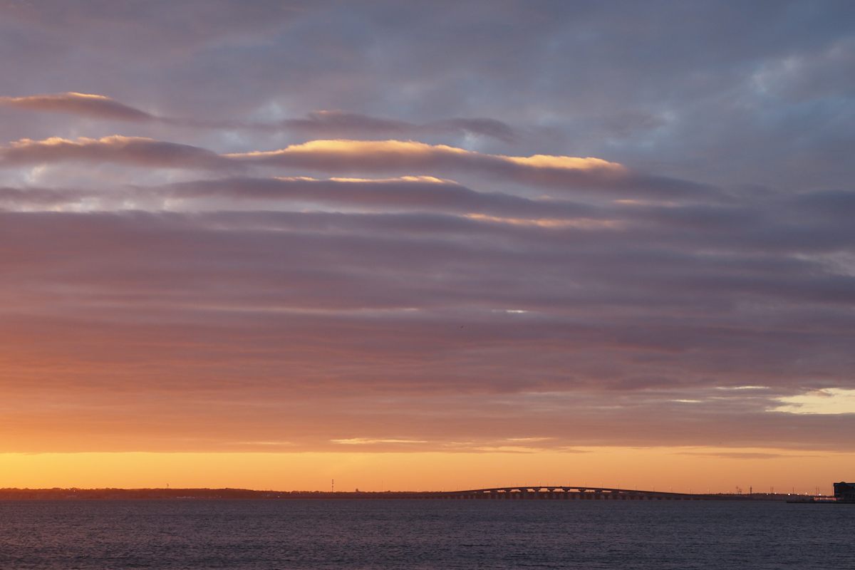Sunset Over Route 37 Bridge by Mary O'Malley-Joyce, Image 1.