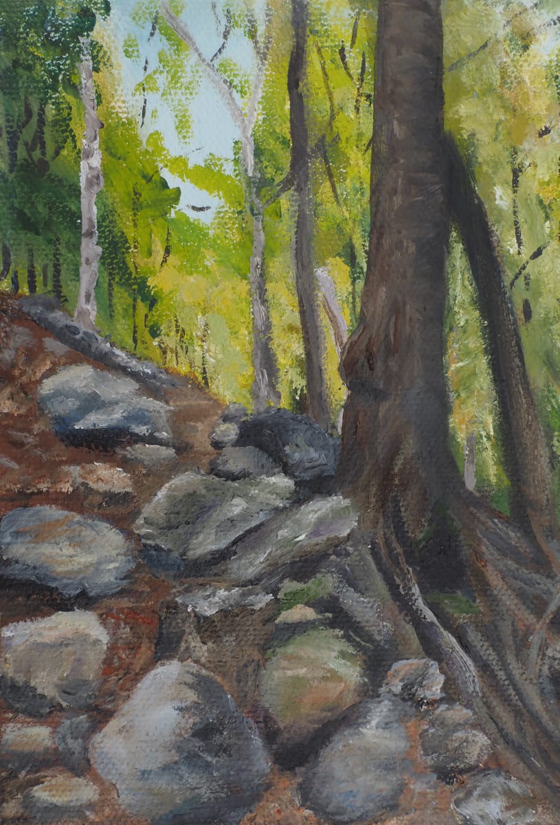 Tree Series 8 # White Mountain Trail Support by Mary O'Malley-Joyce 