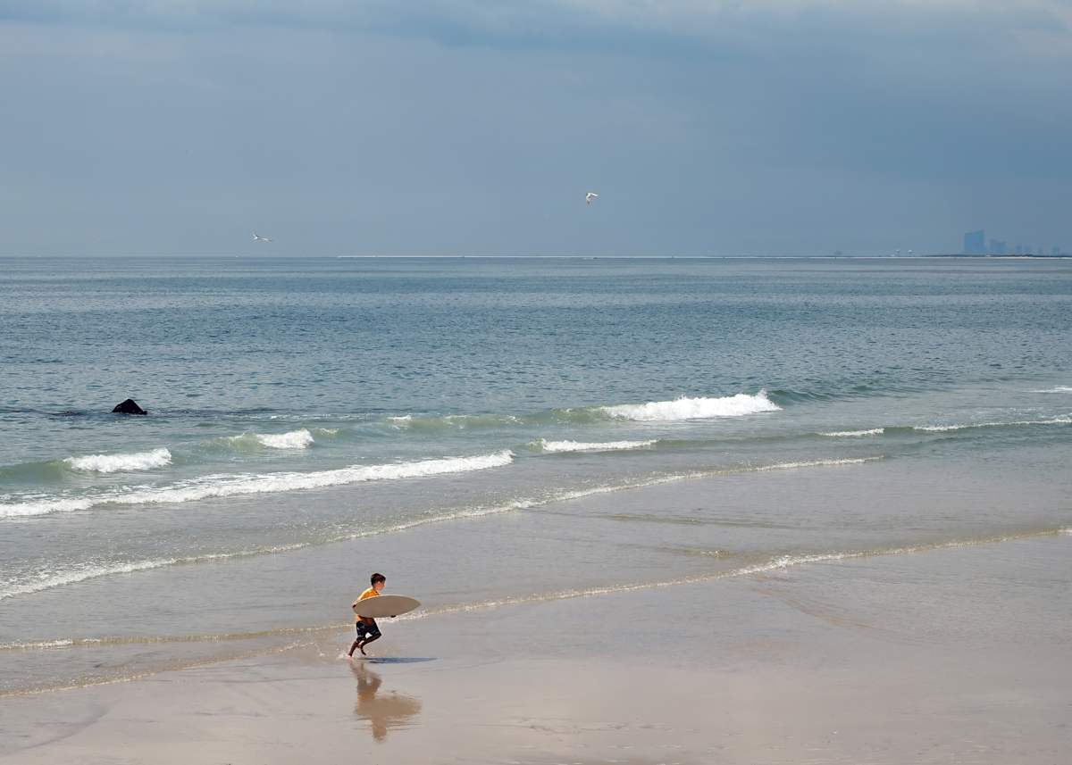 Perfecting His Wake Board Skills by Mary O'Malley-Joyce, Image 1.