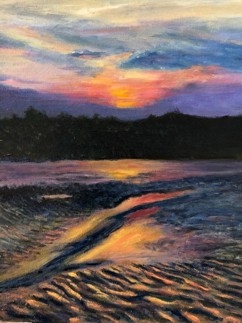 Sandy Hook Sunset - Print by Mary O'Malley-Joyce 