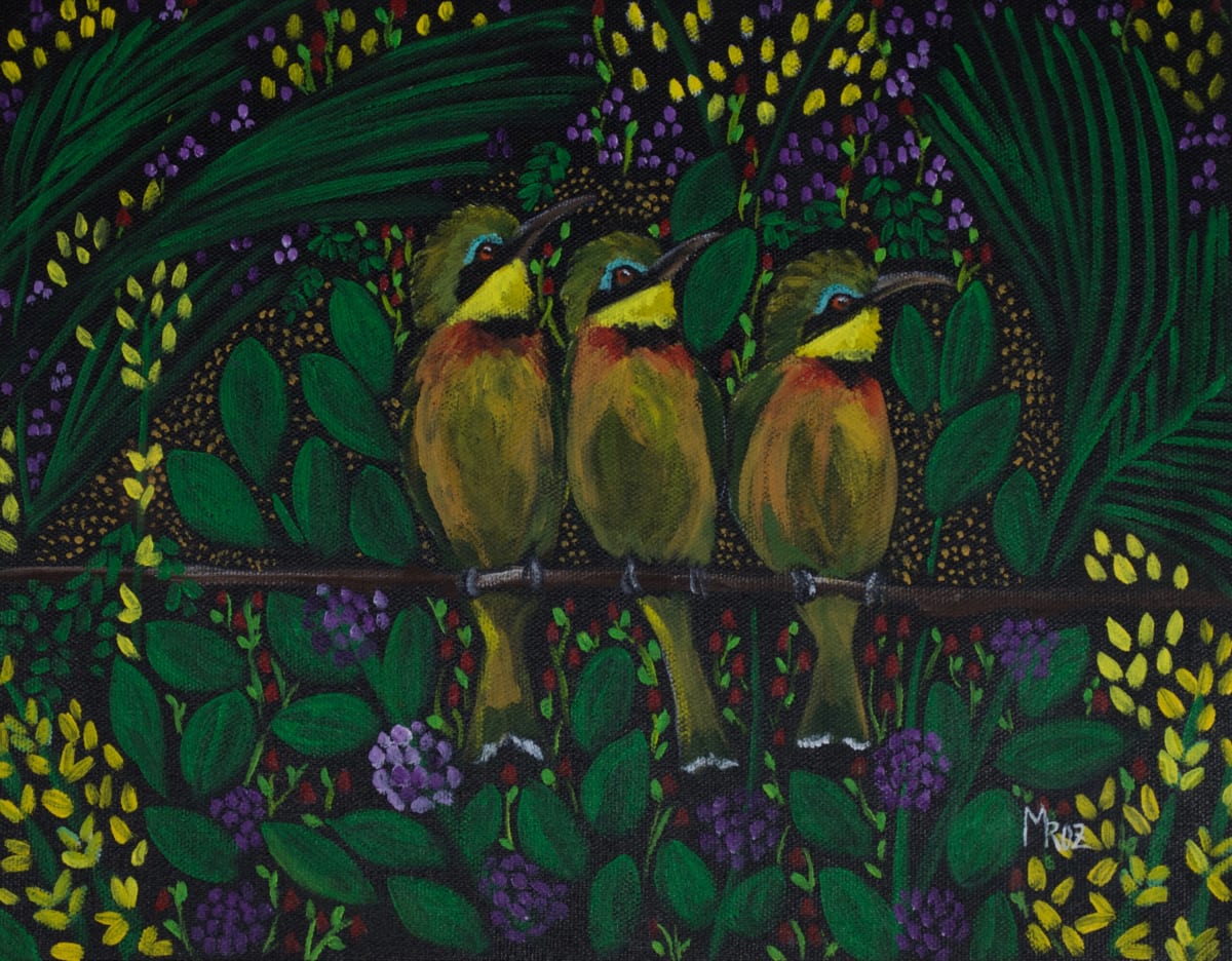 The Bee Eaters by Sharon Mroz   Image: "The Bee Eaters" by Sharon Mroz