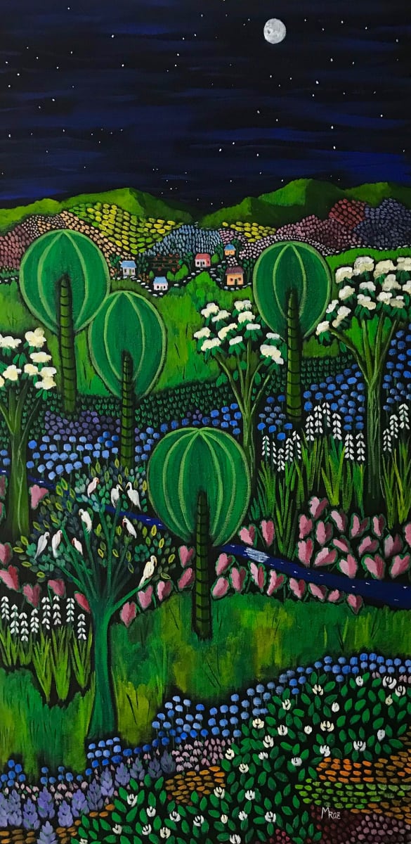 Bird Moonlight by Sharon Mroz  Image: "Bird Moonlight" by Sharon Mroz