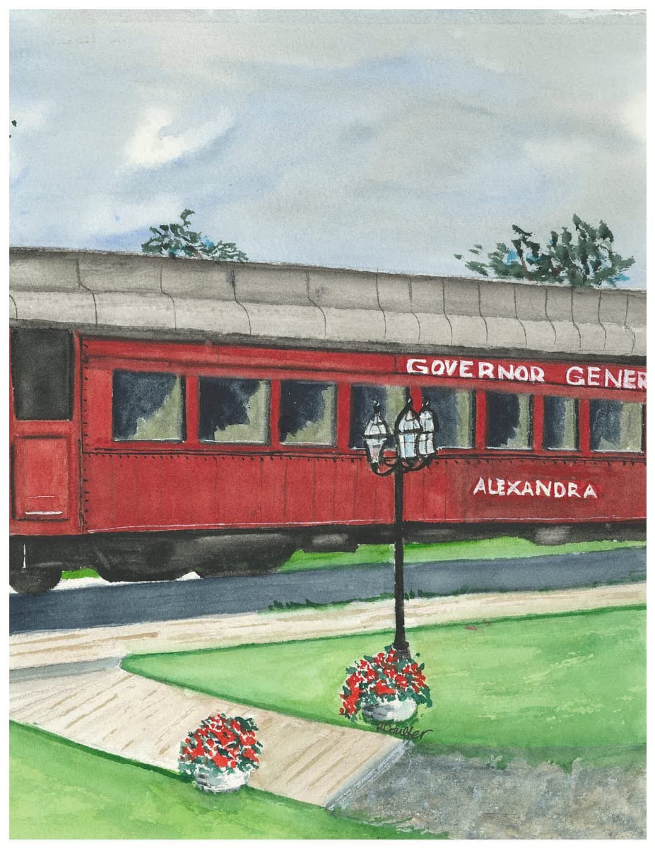Train Station Inn by Rosalynd Coulter Semple, Image 1.