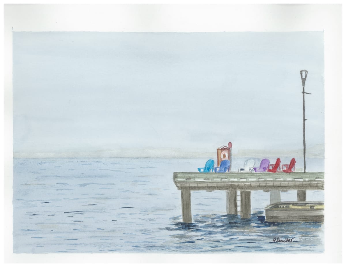 Halifax Pier by Rosalynd Coulter Semple 