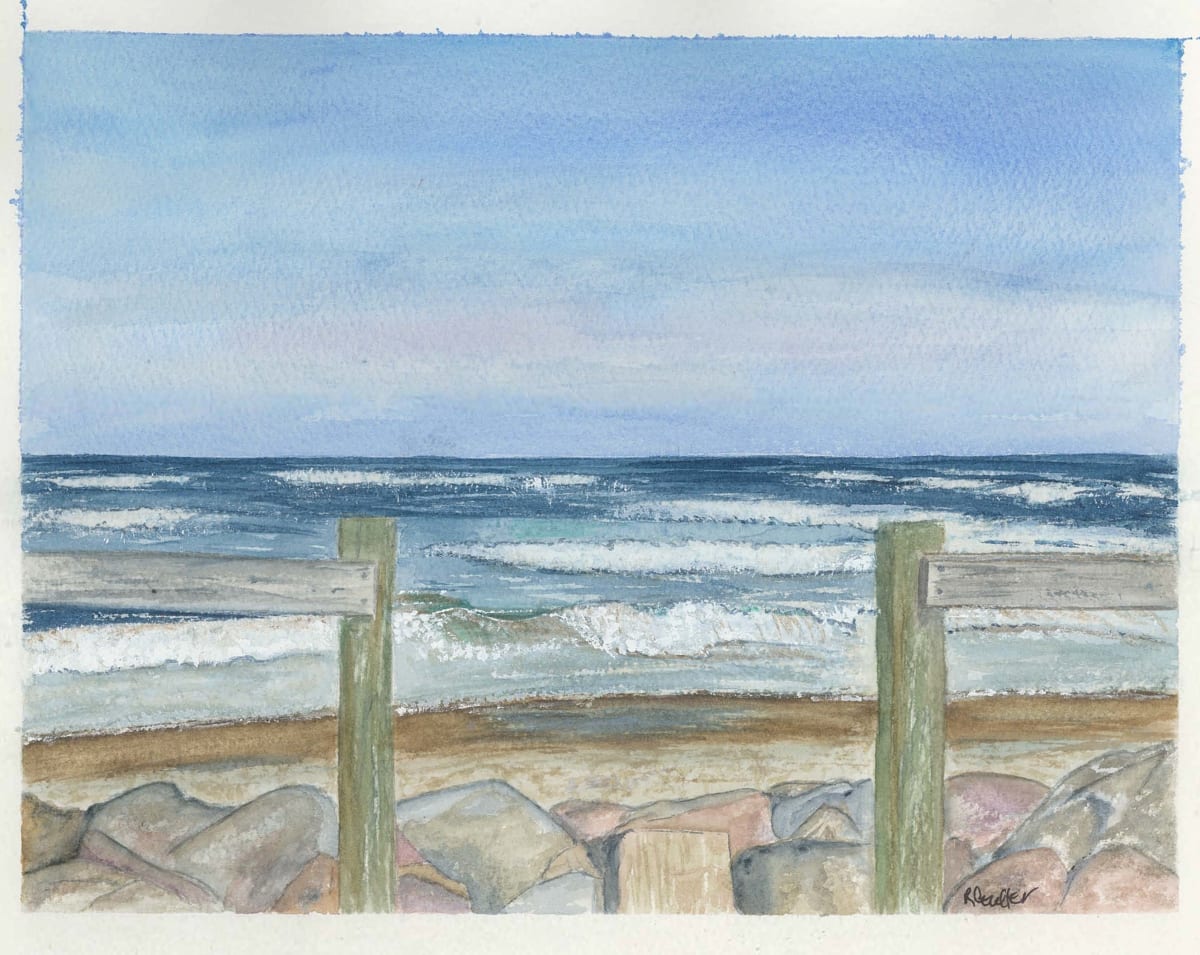 Inverness Beach by Rosalynd Semple 