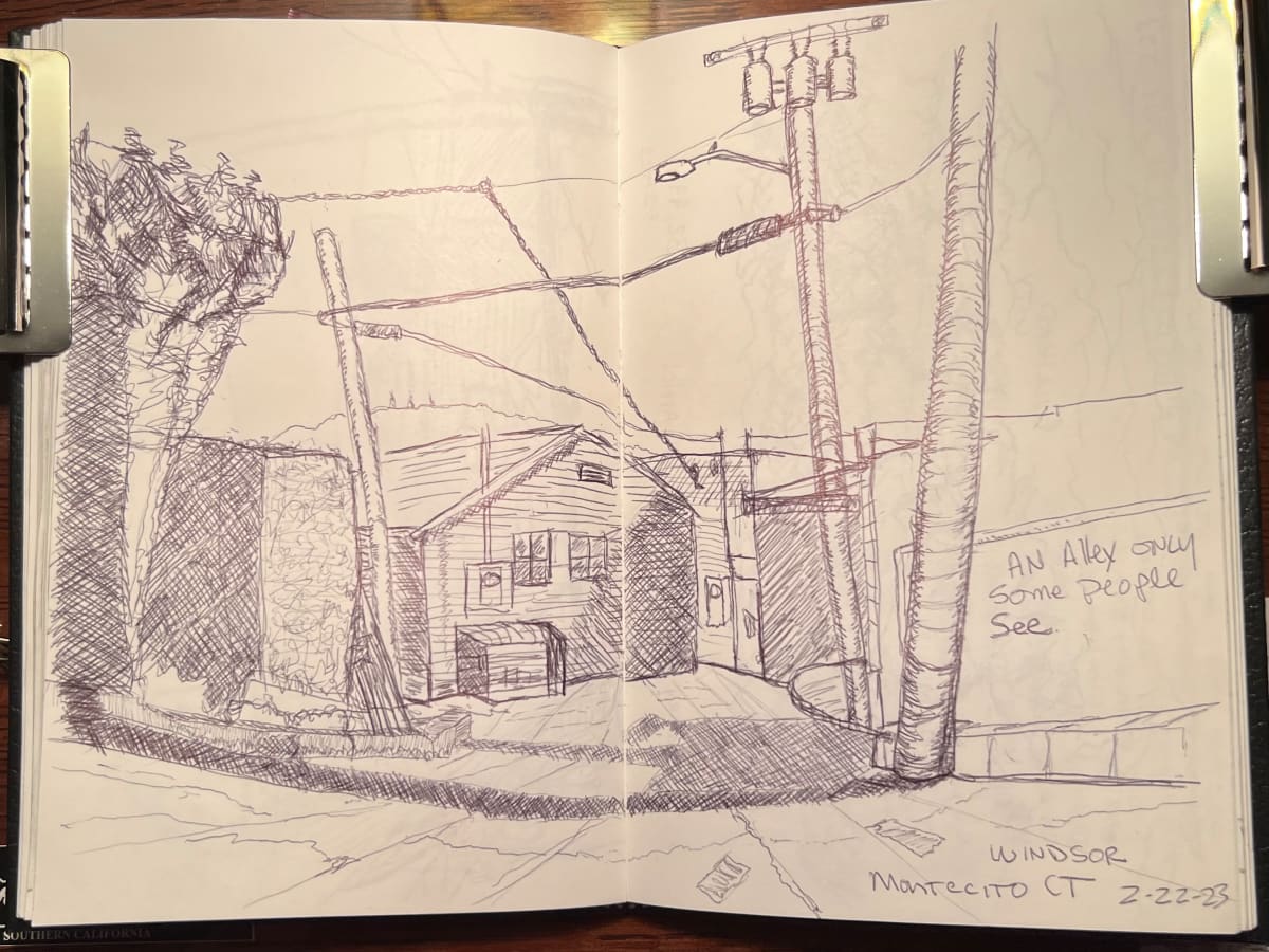 Back alley no one sees NEW by Lon Bender 